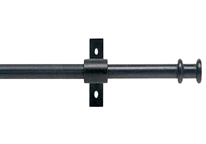 Artisan 12mm Stopper Black Wrought Iron Pole